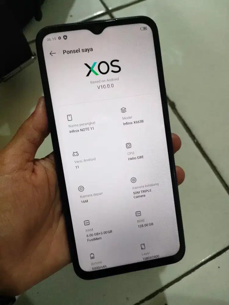 Infinix note 11 ram 6/128