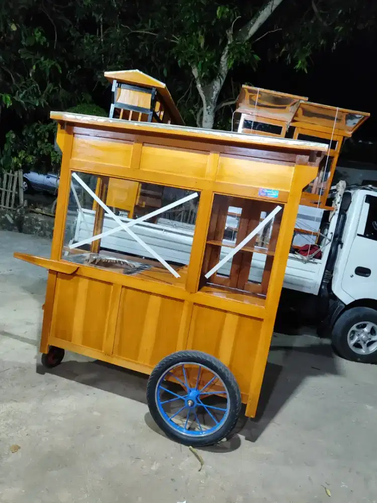 Gerobak Murah Berkualitas, Gerobak Bakso Mie Ayam Sate Bubur Soto dlL