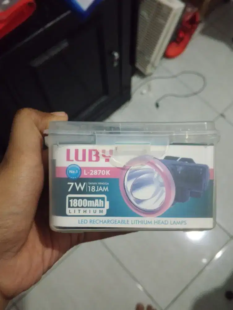 Senter kepala merk luby