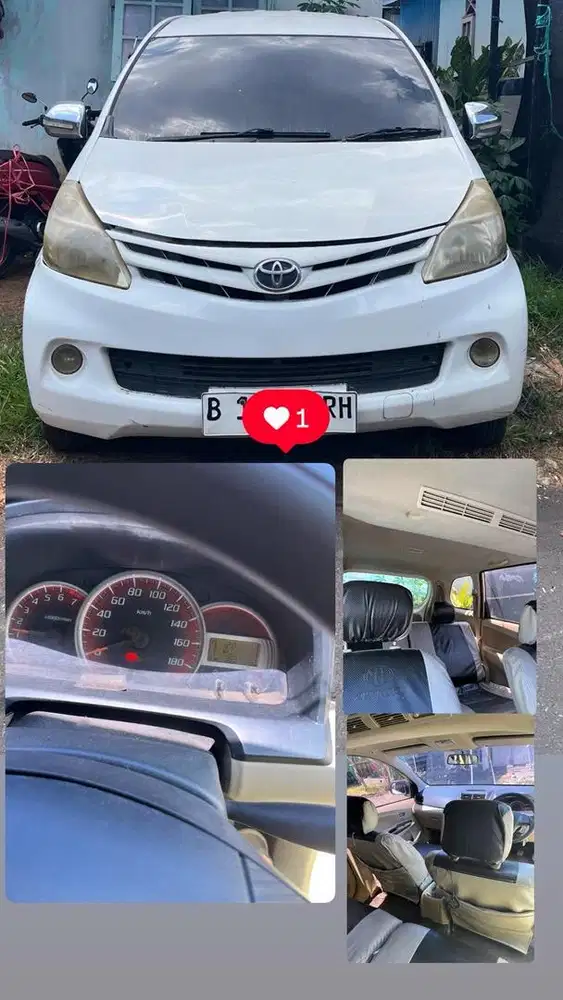 Avanza type e 2013 plat b pajak of 1th