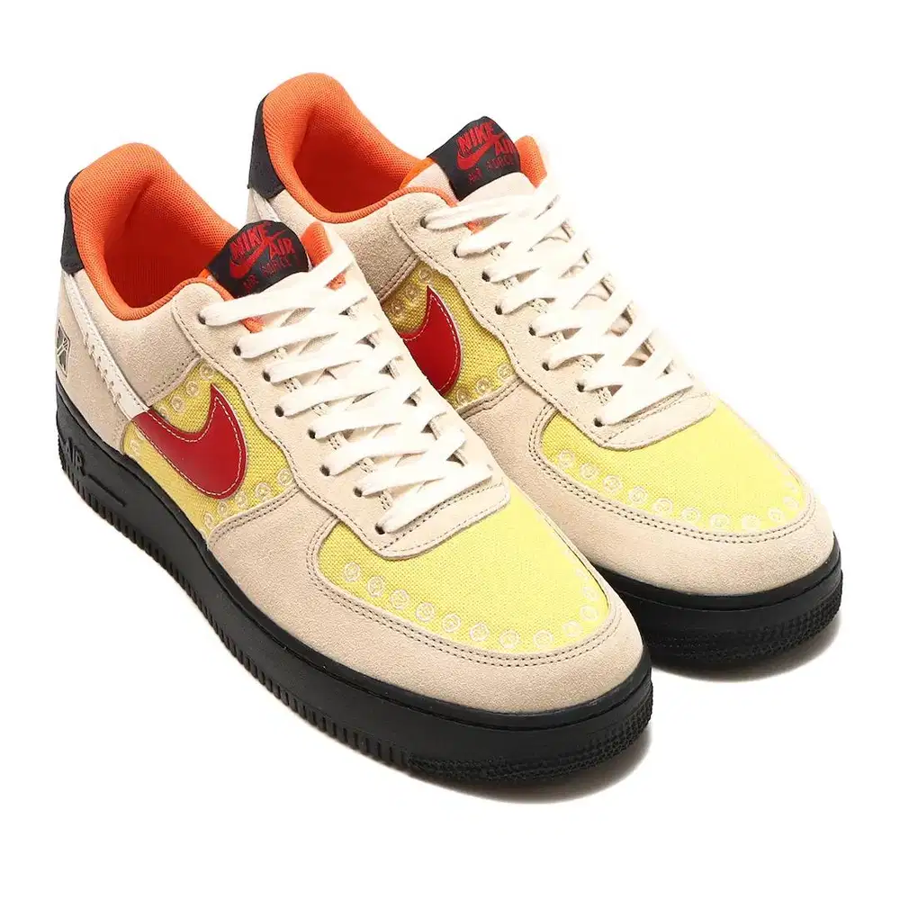 NIKE AIR FORCE 1 '07 LX SANDDRIFT/UNIVERSITY RED-LEMON WASH