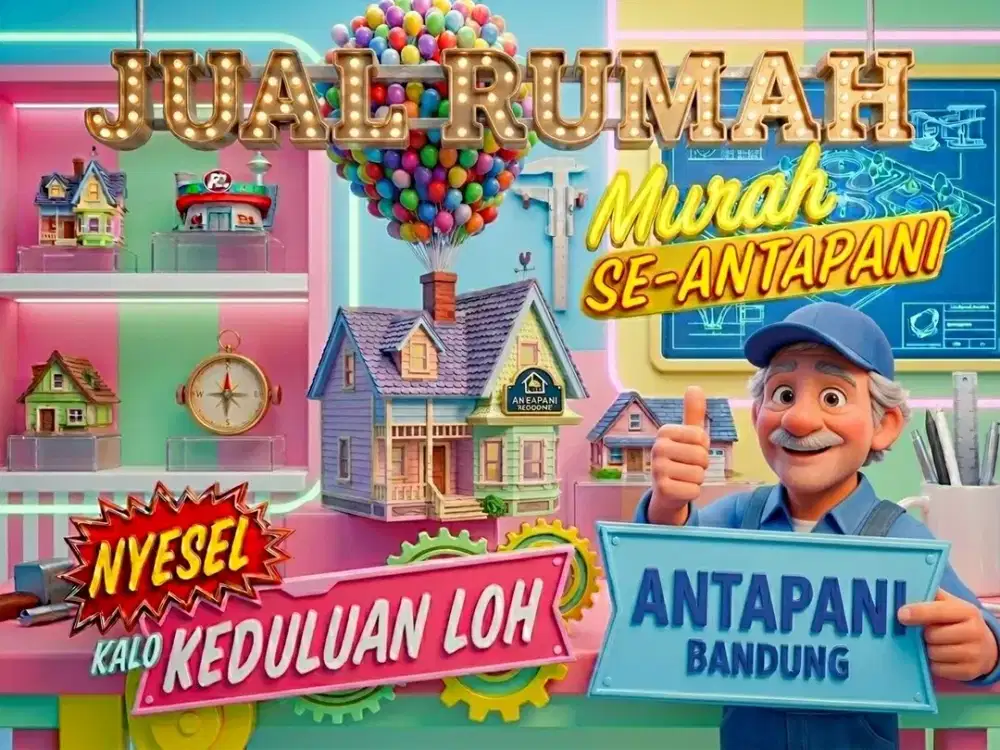 JUAL RUMAH DI ANTAPANI, ARCAMANIK, BANDUNG KOTA.