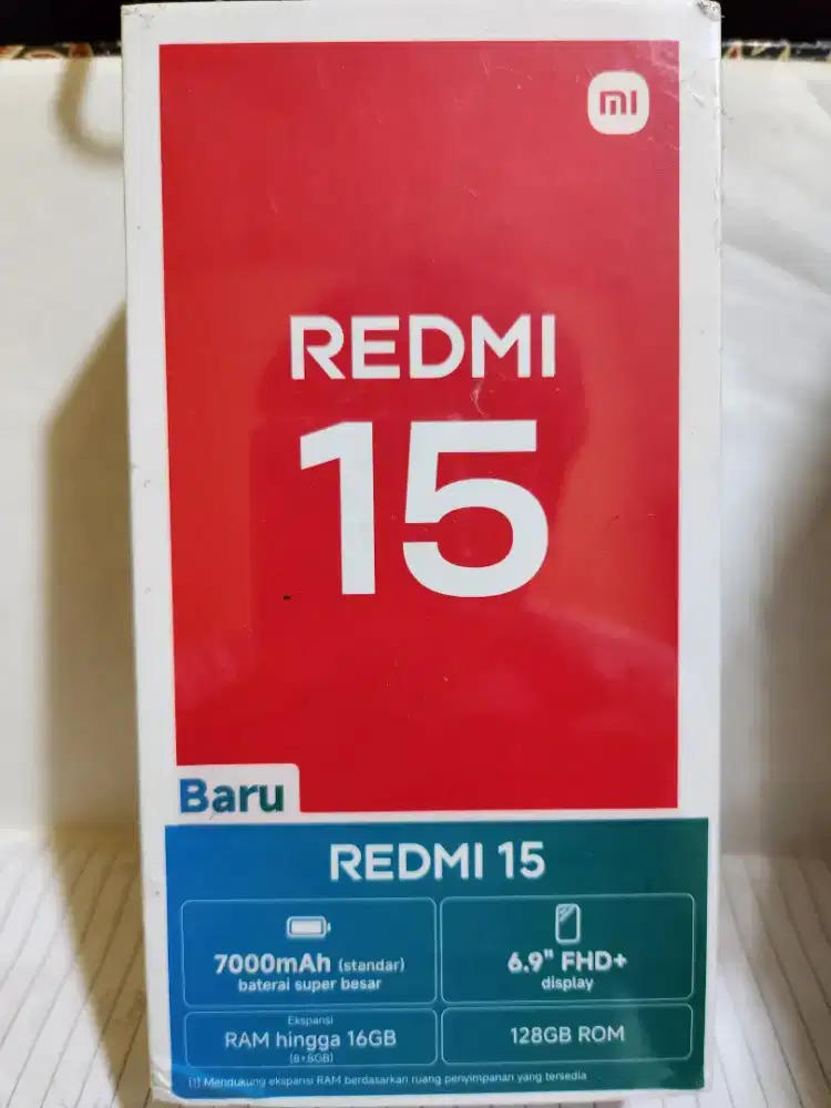 Redmi 15 8/128gb Baru Segel Resmi