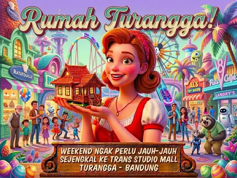 JUAL RUMAH DI TURANGGA, BUAH BATU, BATUNUNGGAL, BANDUNG KOTA.
