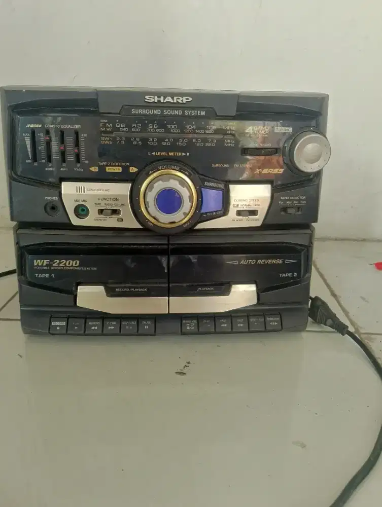 Sharp WF-2200 Portable Stereo Component System