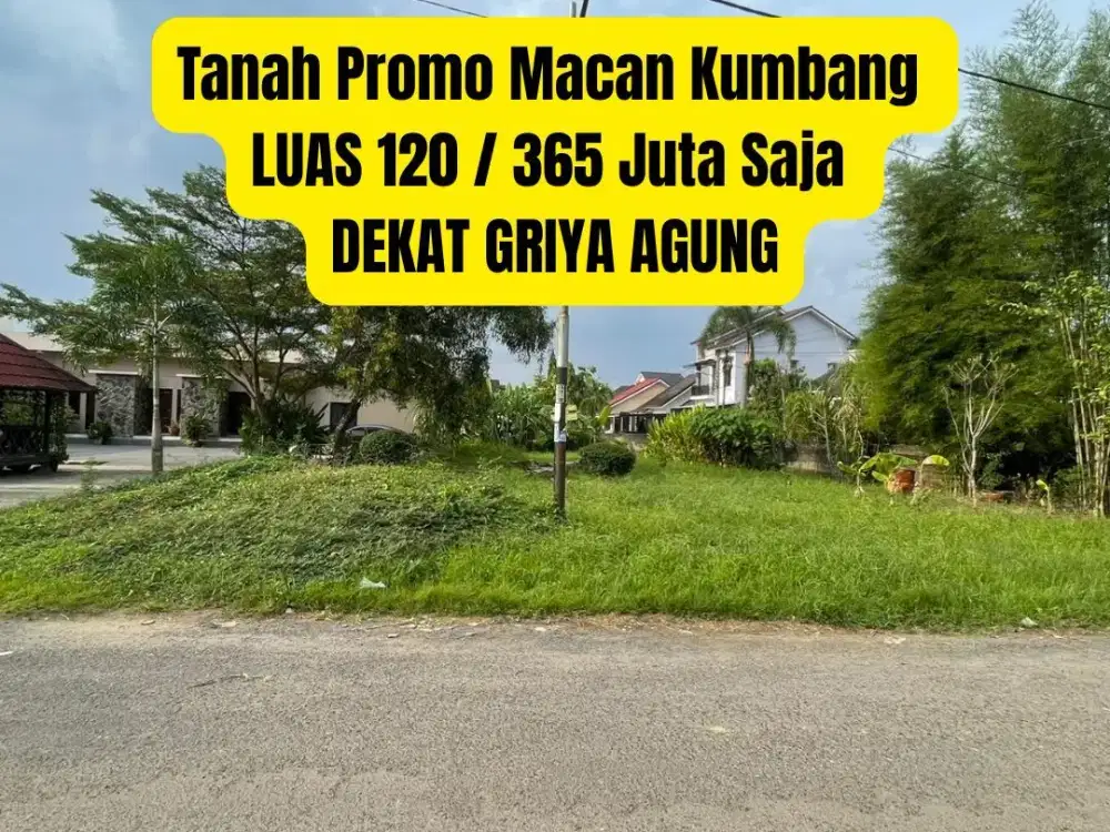 JUAL TANAH SHM MACAN KUMBANG PALEMBANG