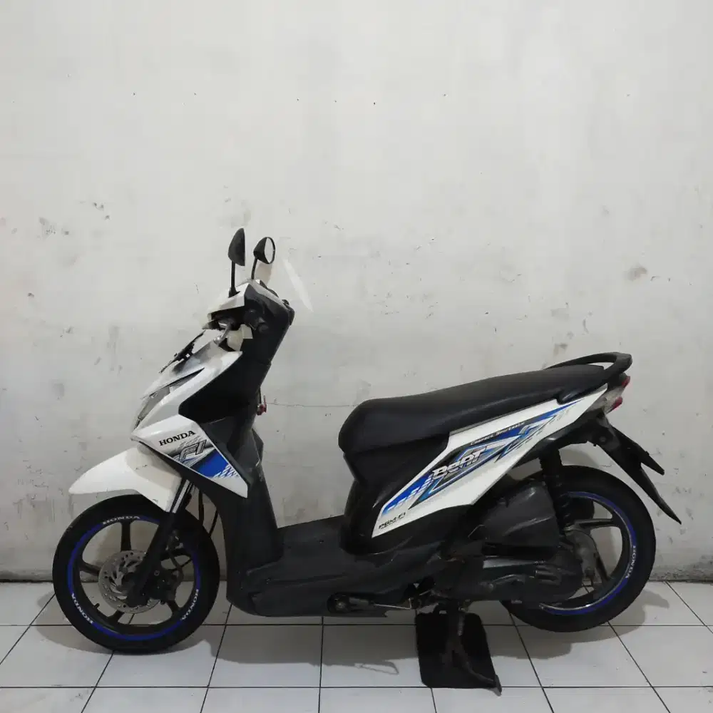 Honda Beat Fi 2014 Orisinil Mesin Aluss Lengkap Bagus