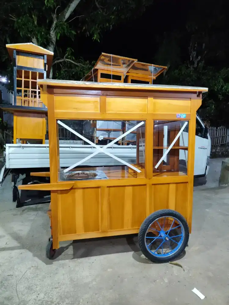 Gerobak Murah Berkualitas, Gerobak Bakso Mie Ayam Sate Bubur Soto dlL