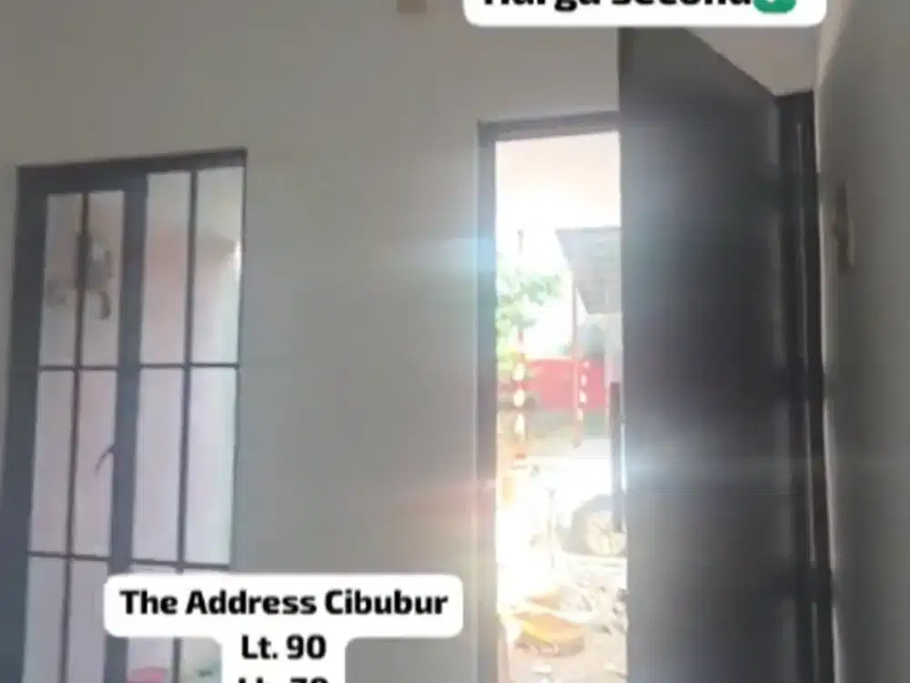 Rumah Seken Rasa Baru Satu Lantai Rapi Siap Huni
