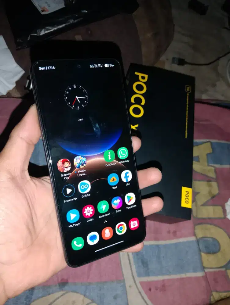 Poco X5 5G 8+8/256gb Fullset orian segel