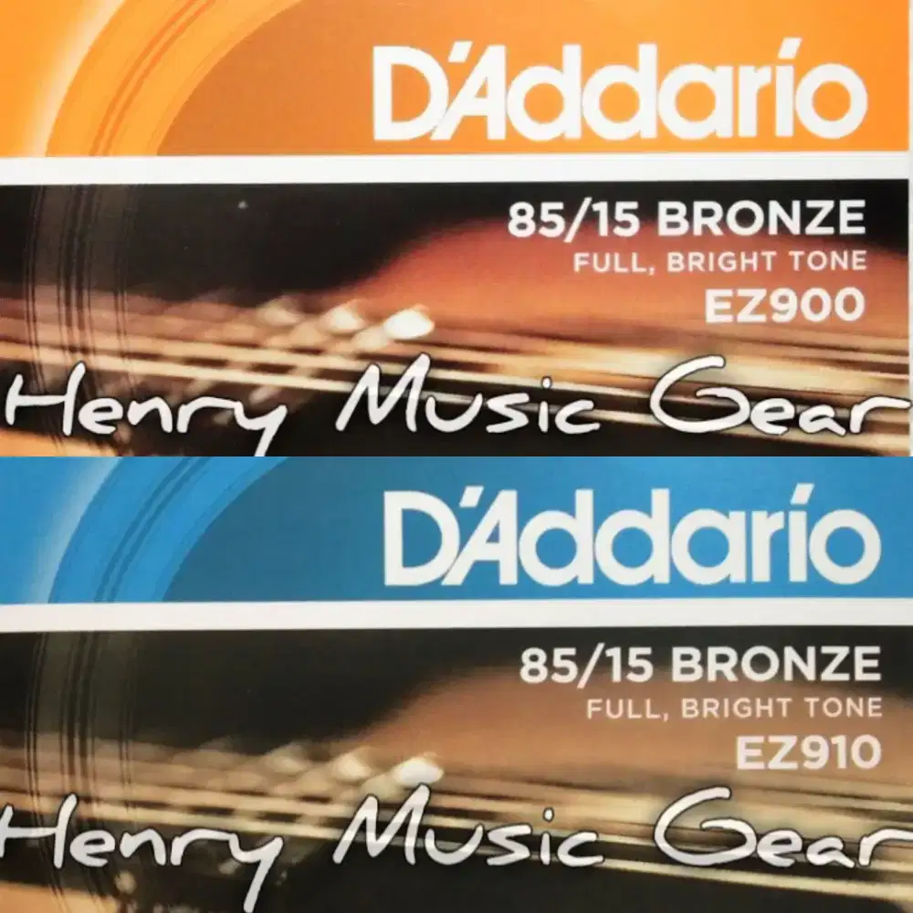 Senar Gitar Akustik String D'Addario EZ890, EZ900, EZ910 Nilon NEW