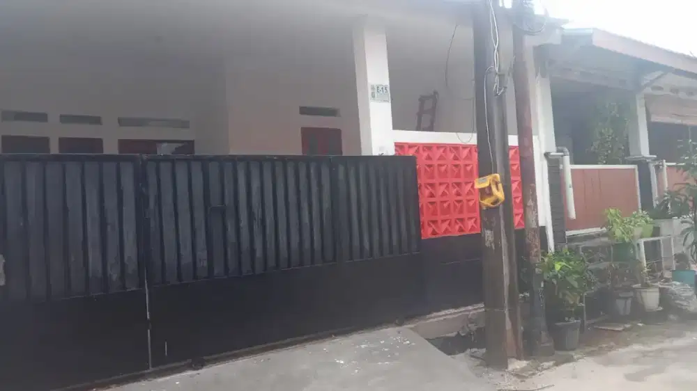 Dikontrakkan rumah 2 lantai tahunan