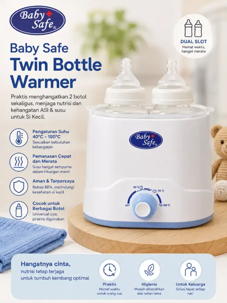 BabySafe Twin Bottle Warmer (Preloved)