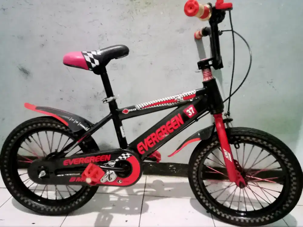Dijual sepeda BMX merk EVERGREEN ring 16 kondisi msih bgus kker normal