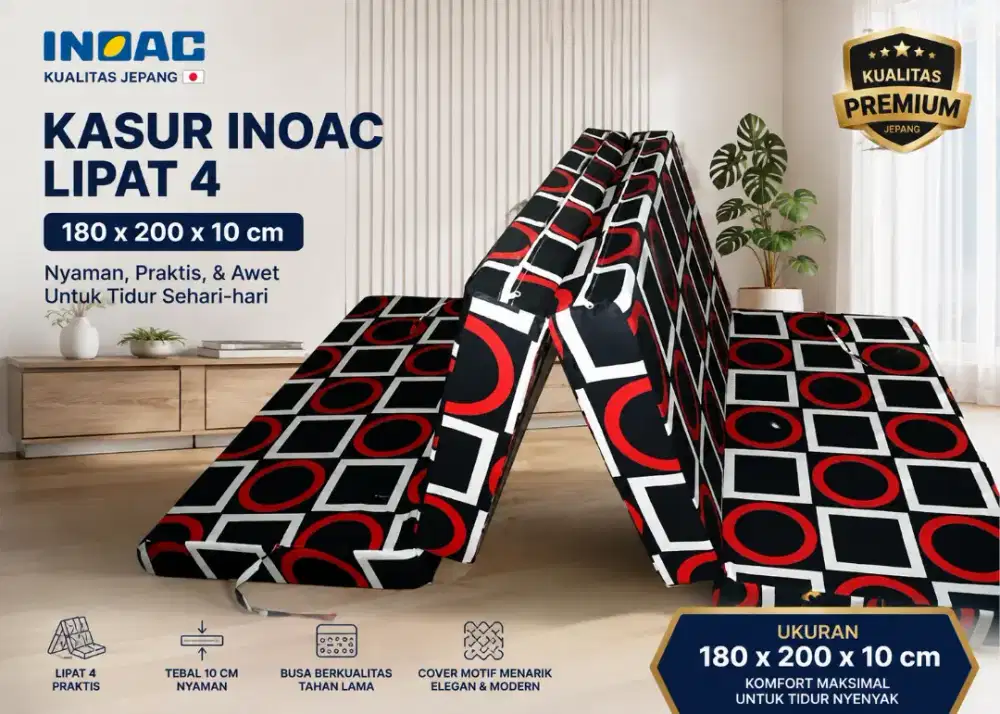 Kasur Lipat 4 INOAC (Preloved)