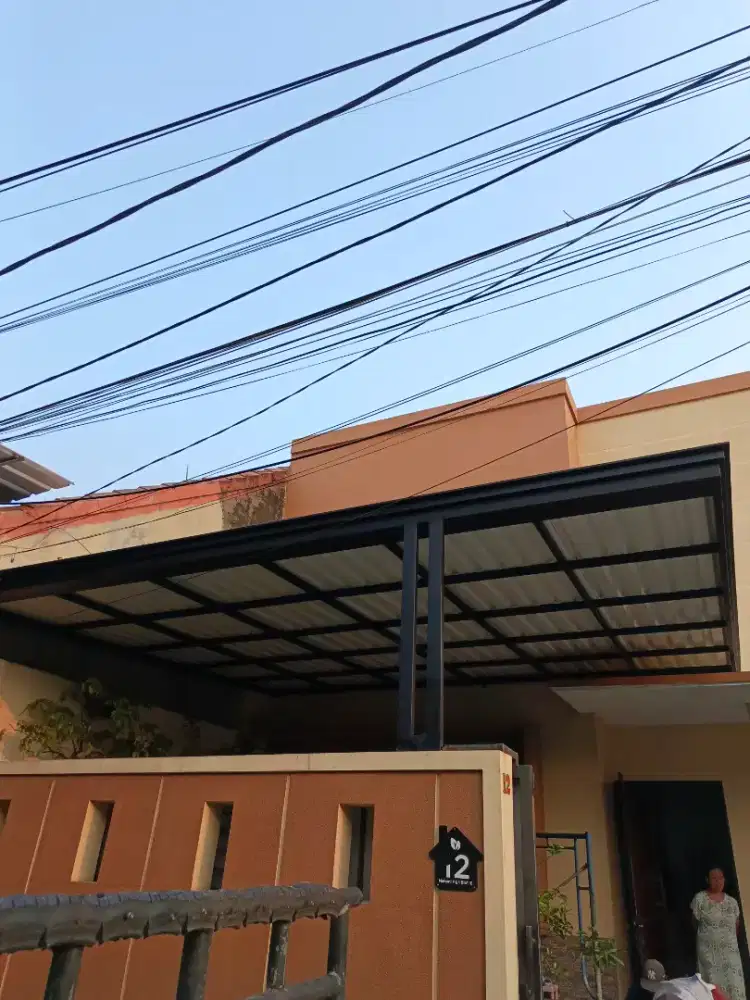 kanopi atap alderon double