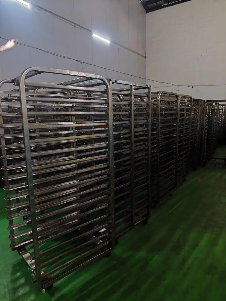 Jual Trolley Rak (oven rotary) ready banyak