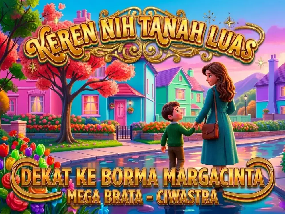 JUAL RUMAH DI KOMPLEK MEGA BRATA, CIWASTRA, BUAH BATU, BANDUNG KOTA.