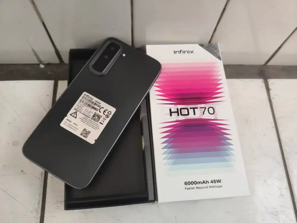 Infinix Hot 70 Varian Ram 8/128 Lengkap mulus original