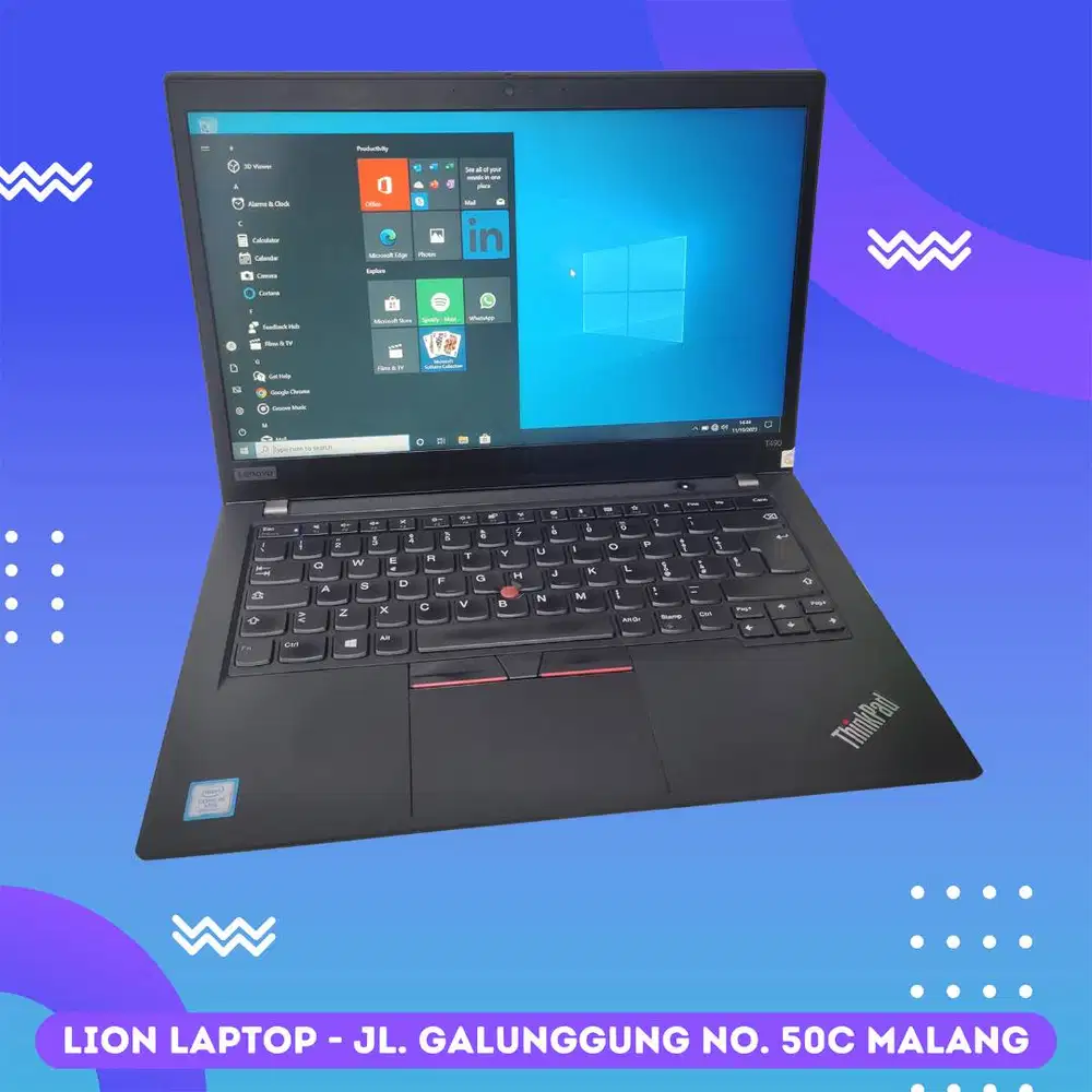 RAM 16GB i5 Gen 8 SSD 256GB Lenovo Thinkpad T490 [13|08]