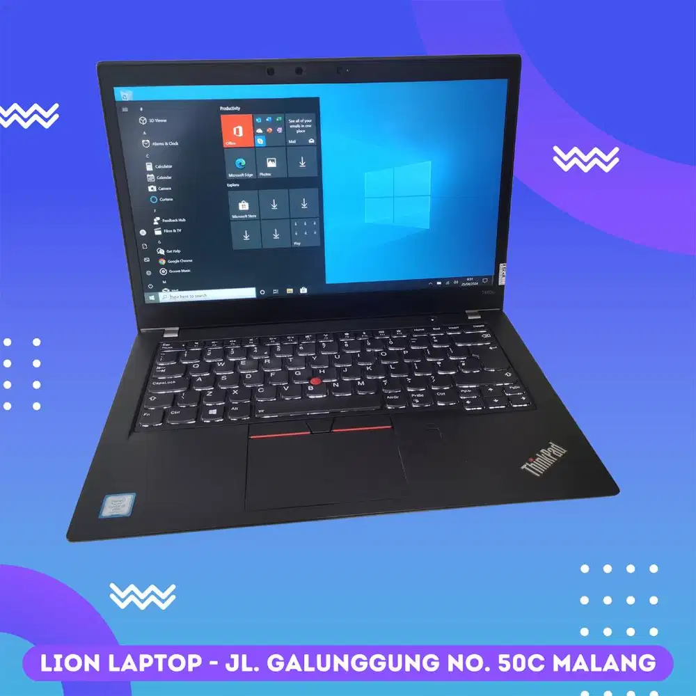 RAM 8GB Core i5 gen 8 Lenovo Thinkpad T480s SLIM [13|08]