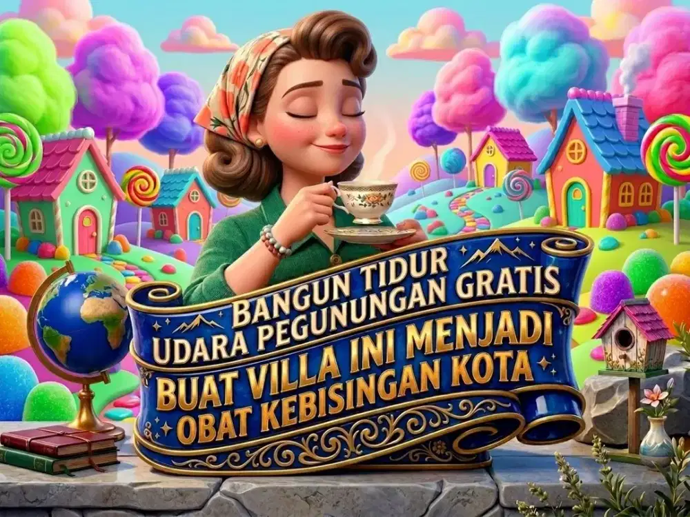 JUAL VILLA DI VILLA ISTANA BUNGA, KOLMAS, CIHANJUANG, BANDUNG BARAT.