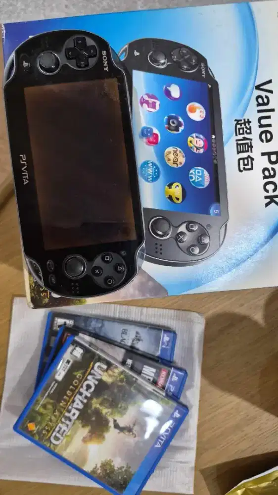 PS Vita Fat oled fullset lengkap