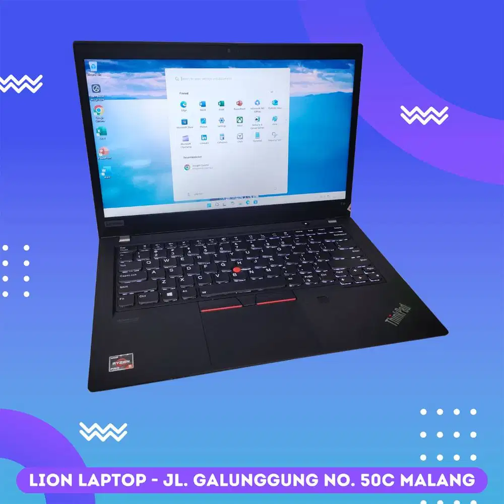 RAM 16GB AMD Ryzen 5 PRO SSD 256GB Lenovo Thinkpad T14 [13|08]