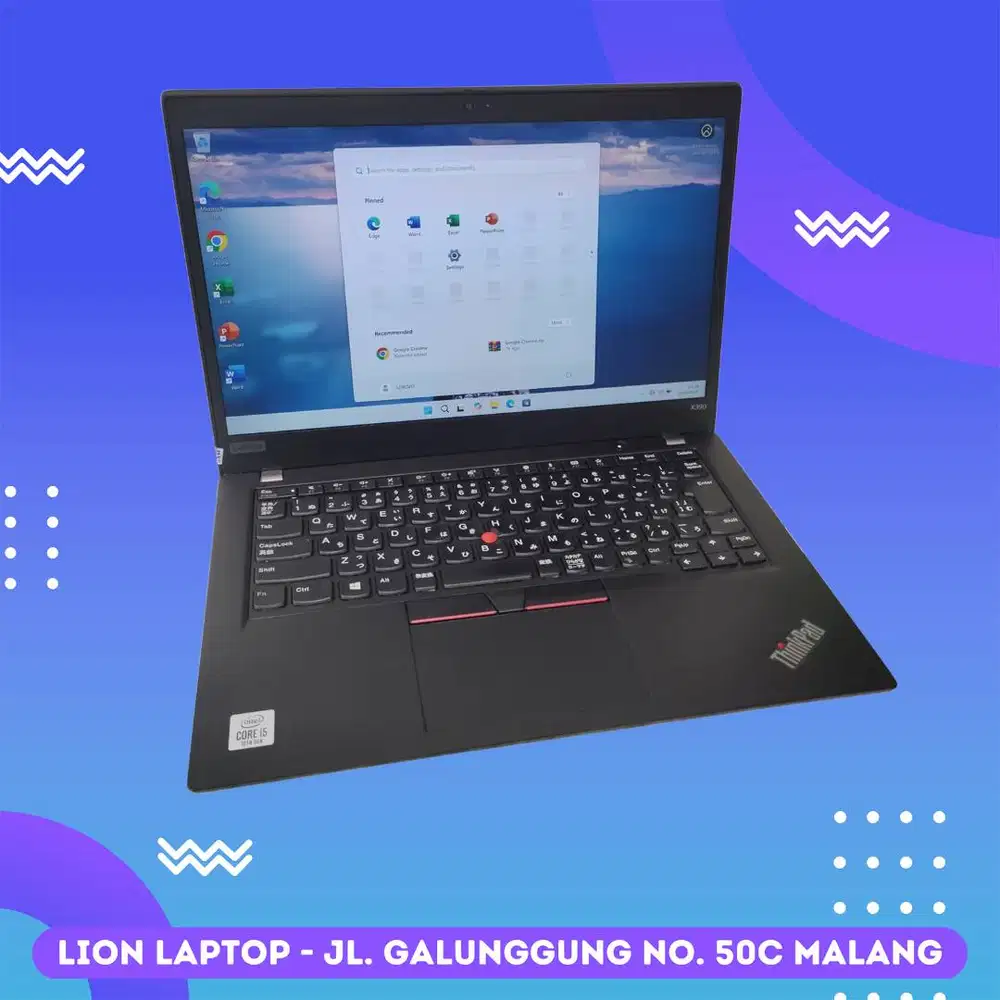 i5 GEN 10 Murah RAM 8GB Lenovo Thinkpad X390 [13|08]