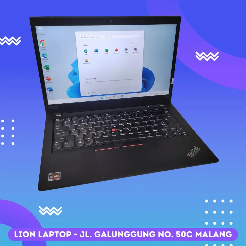RAM 16GB AMD Ryzen 5 PRO VGA 2GB Lenovo Thinkpad T495 [13|08]