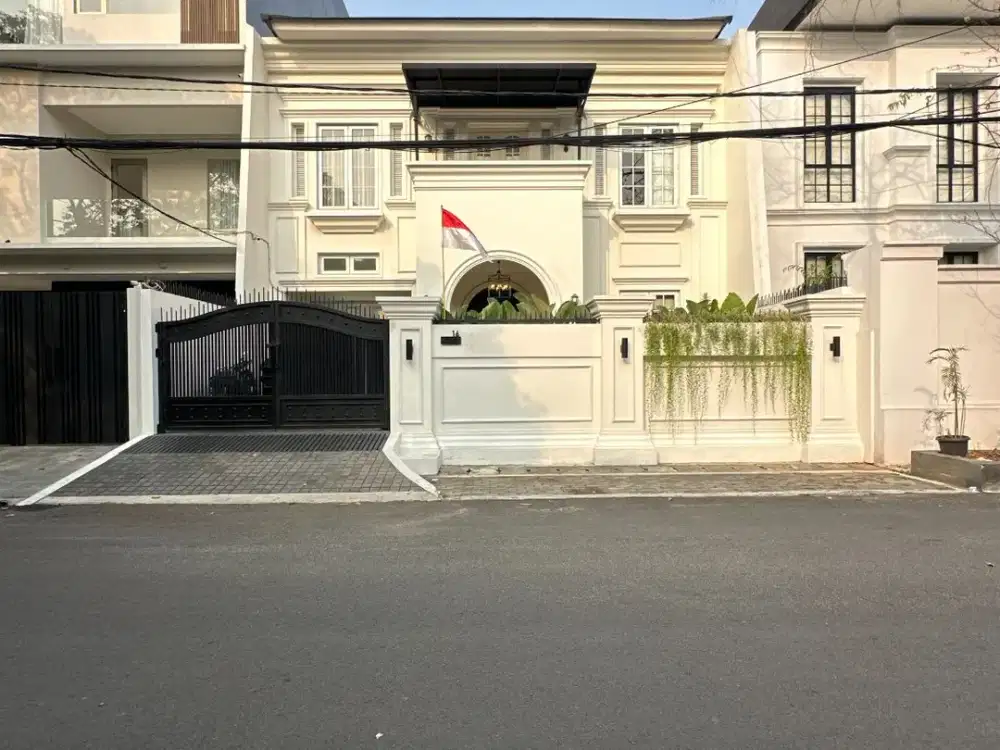 FOR SALE RUMAH MEWAH KEMANG MARMER ITALY SIAP HUNI ROW JALAN LEBAR