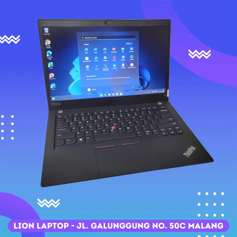 RAM 16GB Core i5 Gen 10 SSD 256GB Lenovo Thinkpad T14 gen 1 [13|08]