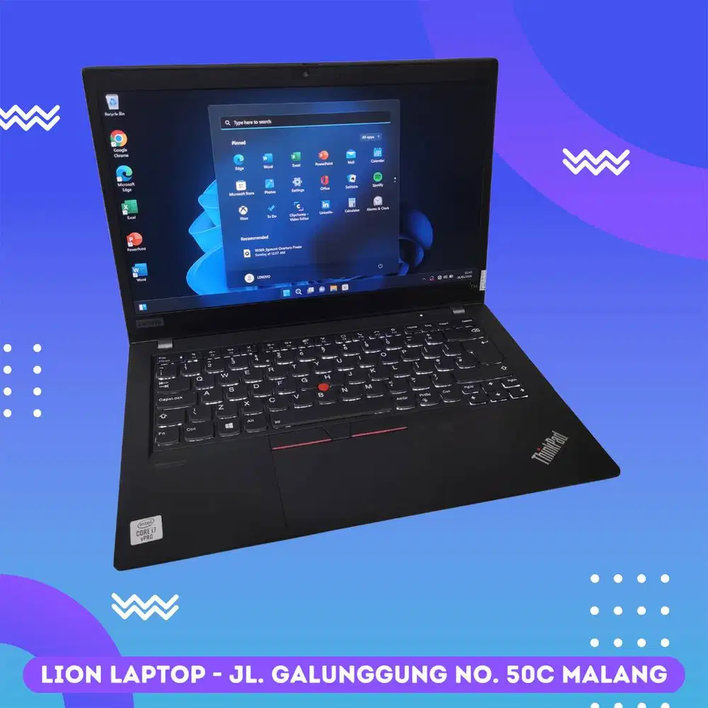 RAM 16GB i7 Gen 10 SSD 256GB Lenovo Thinkpad T14 gen 1 [13|08]
