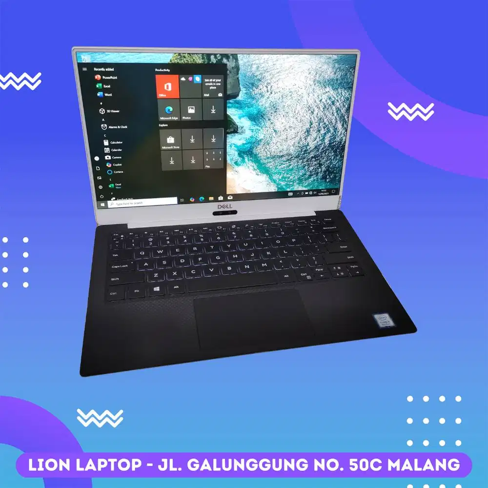 Slim & Ringan Core i5 RAM 8 SSD 256 DELL XPS 13 9370 [13|08]