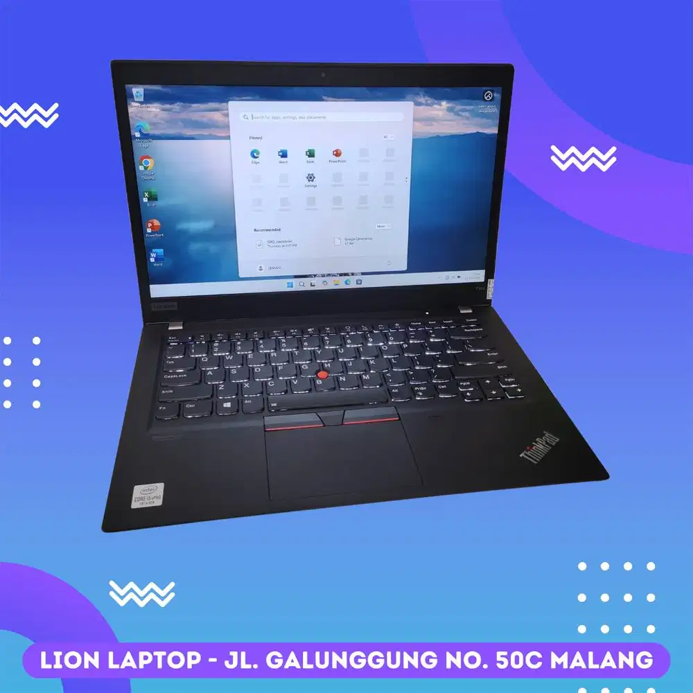 RAM 16GB Slim Core i5 Gen 10 SSD 256GB Lenovo Thinkpad T14s [13|08]