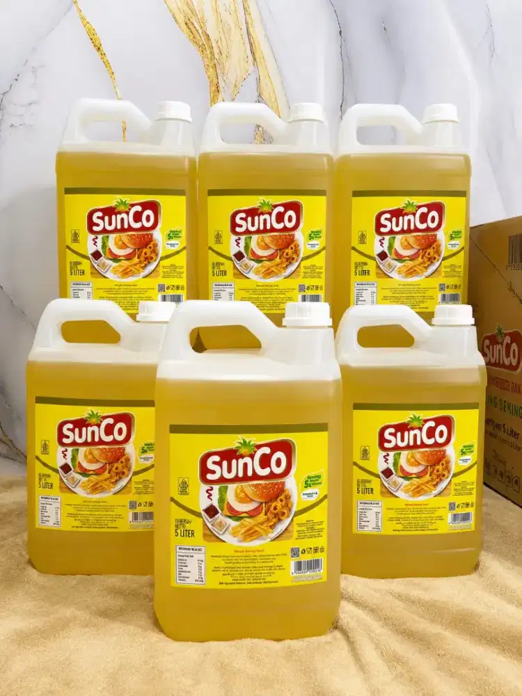 Minyak Sunco 5Ltr , Minyak Sehat untuk Rakyat , Jernih dan Berkualitas