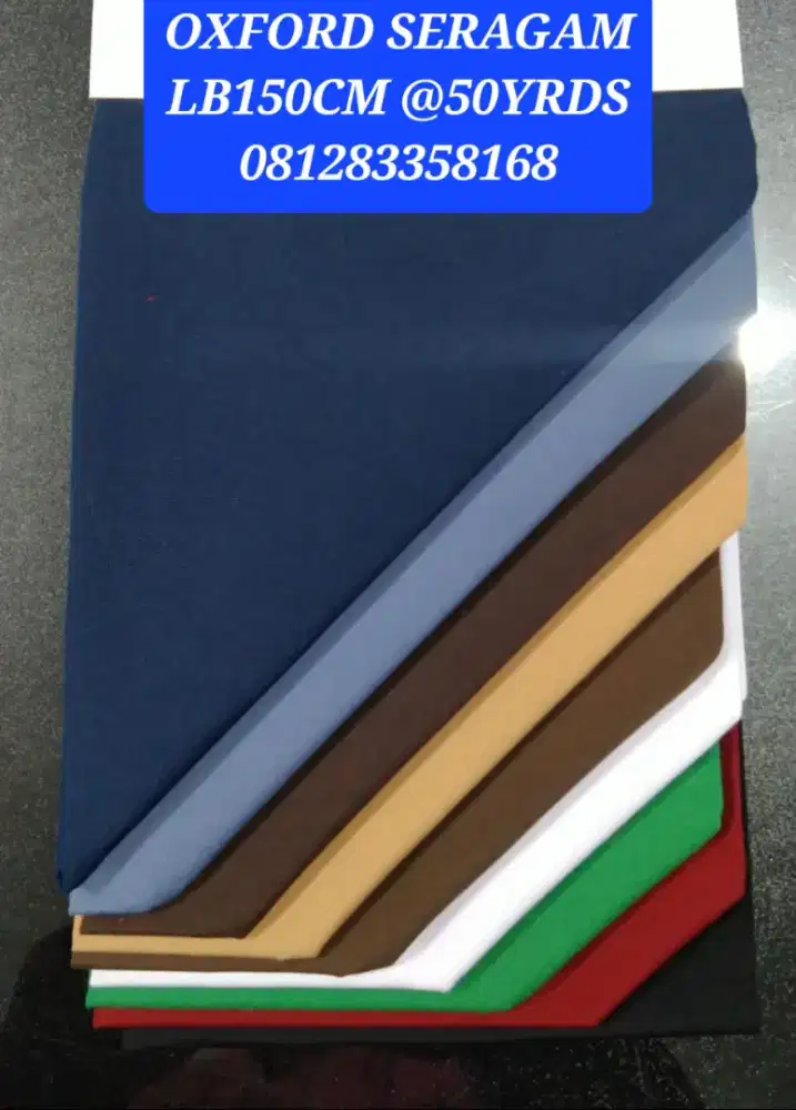 Kain Seragam Oxford Plat 1/1. Bahan Mantab. Sekolah, instansi, PDL PDH