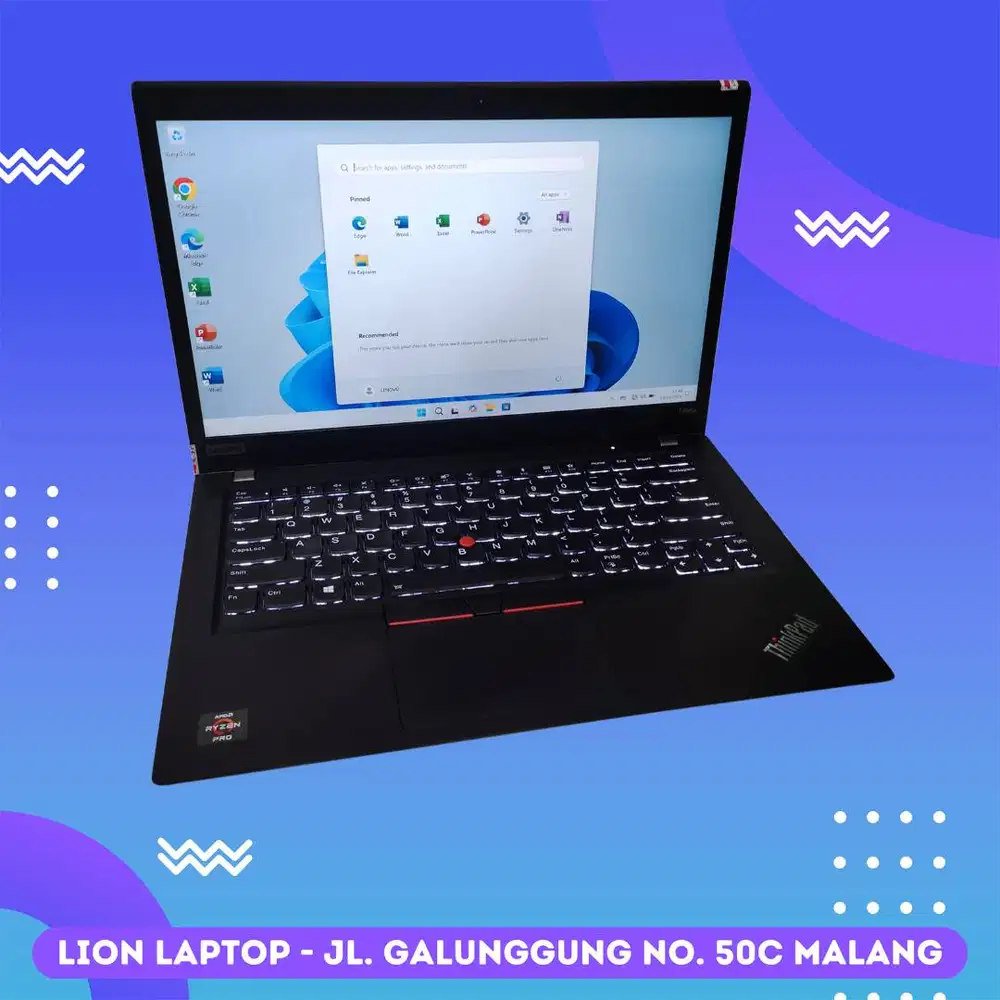 RAM 16GB AMD Ryzen 7 4Ghz VGA 2GB Lenovo Thinkpad T495s [13|08]