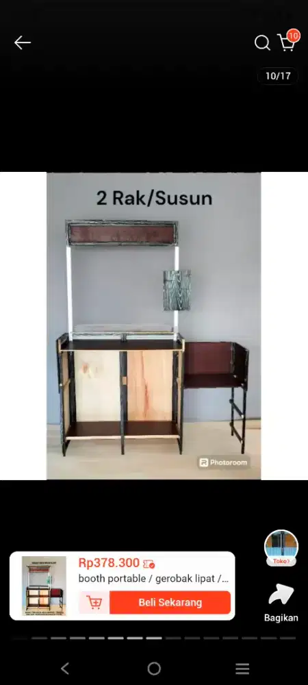 Di jual meja lipat portable baru