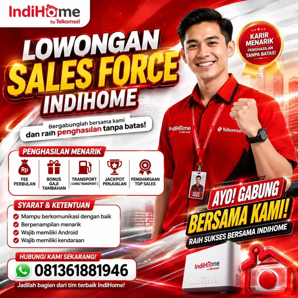 Lowongan Sales Indihome Telkomsel