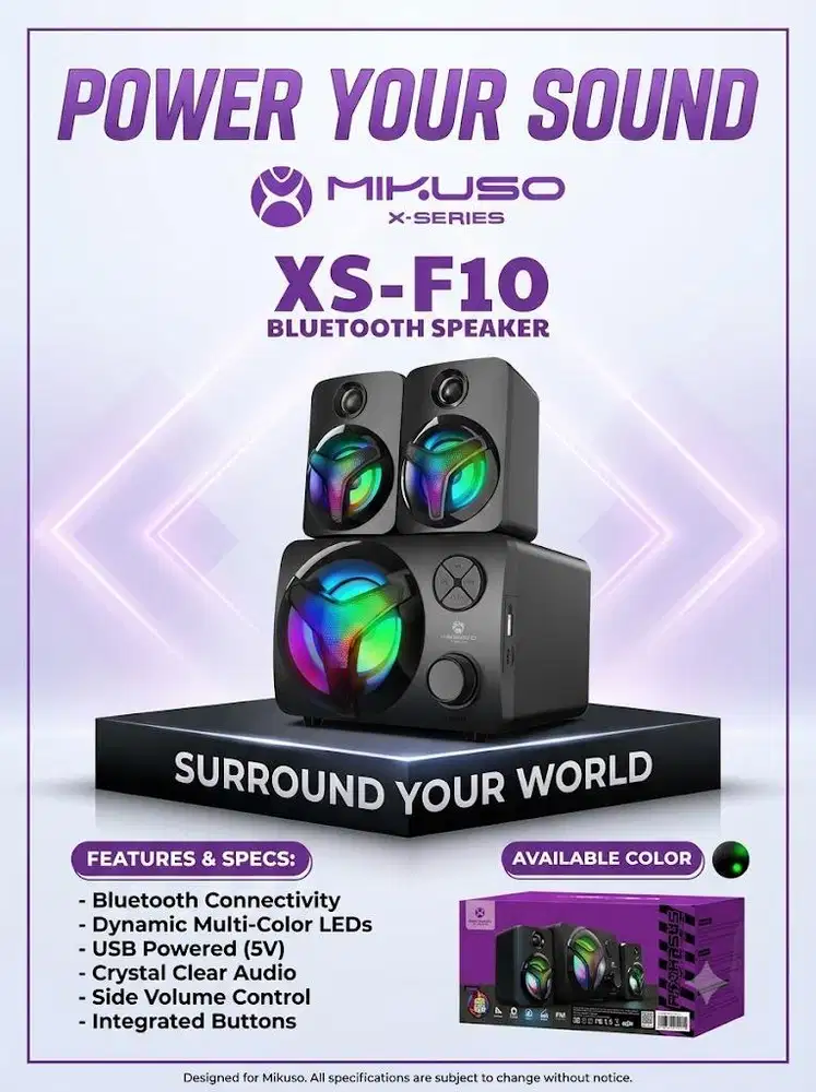 mikuso xs-f10 bergaransi