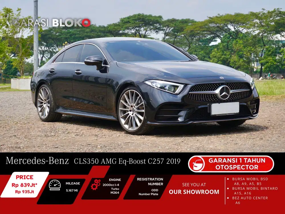 Odo 5rb - Mercedes-Benz CLS350 Coupe AMG C257 EQ-Boost 2019
