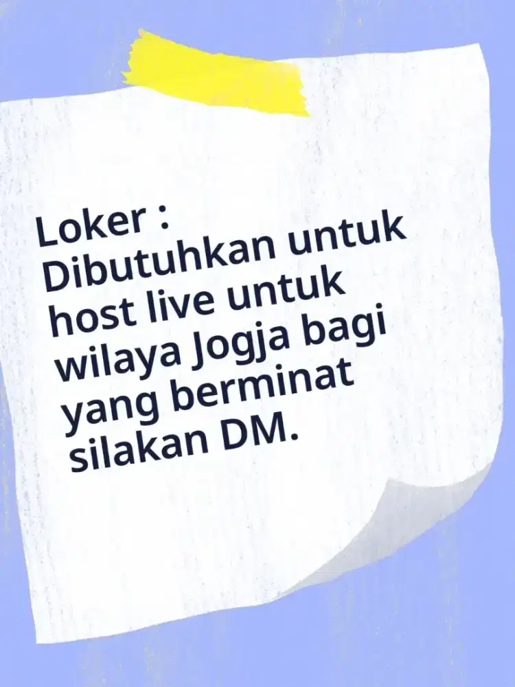 Loker wilayah jogja
