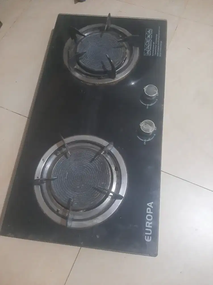 Kompor gas tanam 2 tungku
