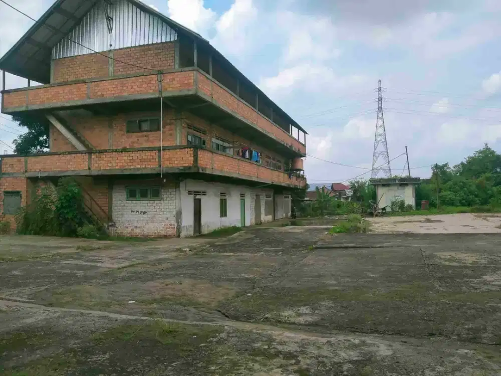 Tanah ± 1,5 Ha Dermaga Gudang pabrik gandus sungai musi murah palembang