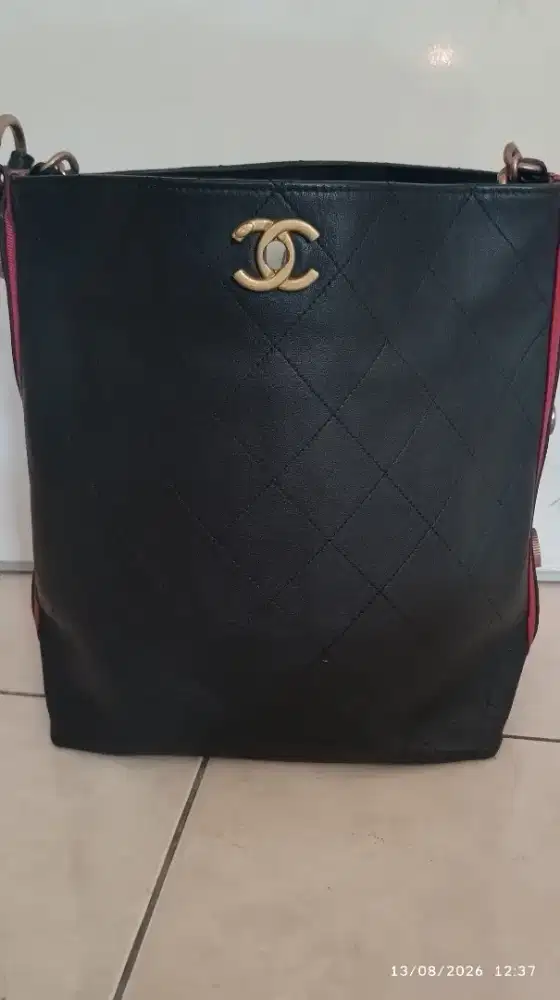 Chanel Button Up Hobo Bag