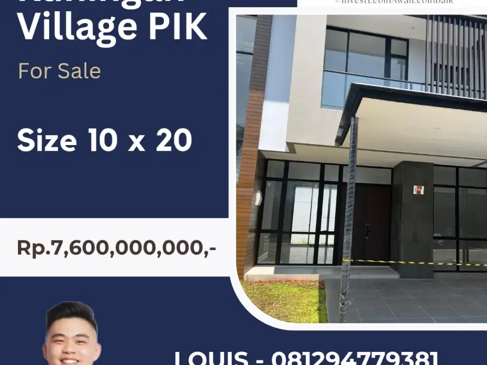 RUMAH PIK2 KUNINGAN VILLAGE TERMURAH 10 X 20