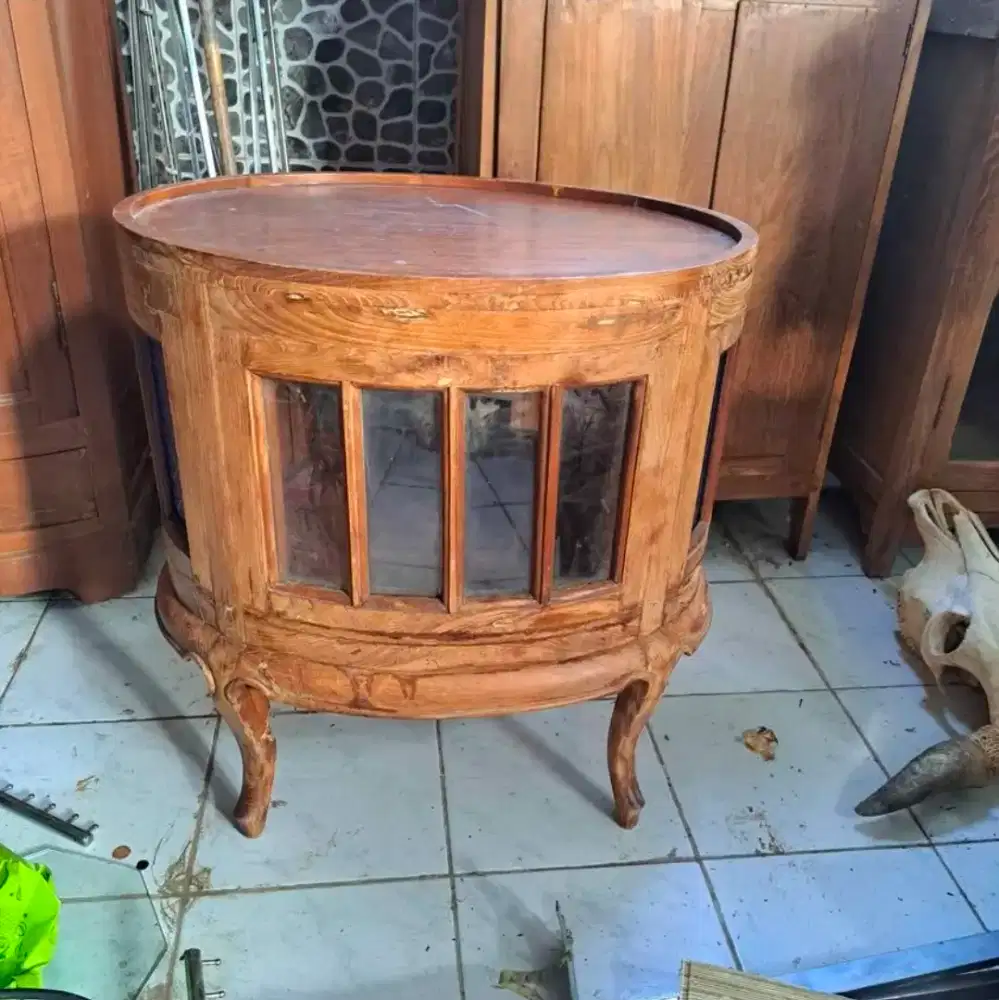 Meja teh ori jati tua