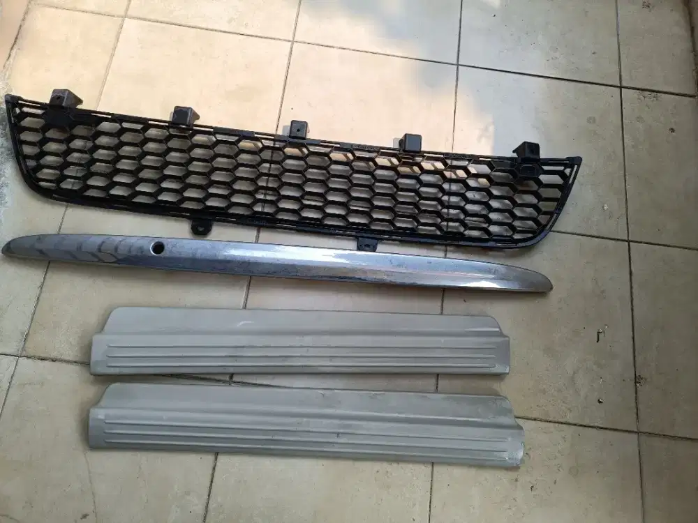 Jual Grill bumper,sill plate, chrome plat.no BLK, Mitsubishi Pajero
