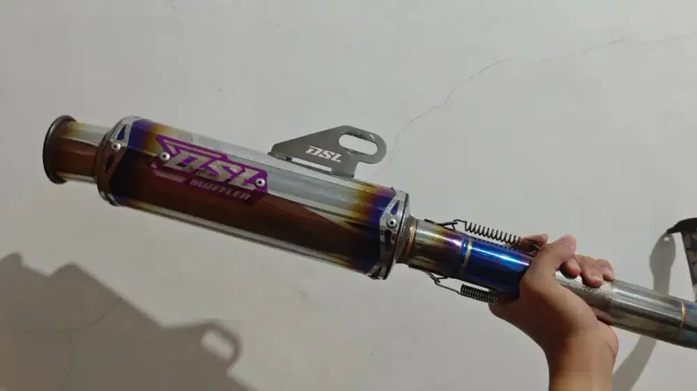 Knalpot dsl all blue salemba, knalpot aerox new